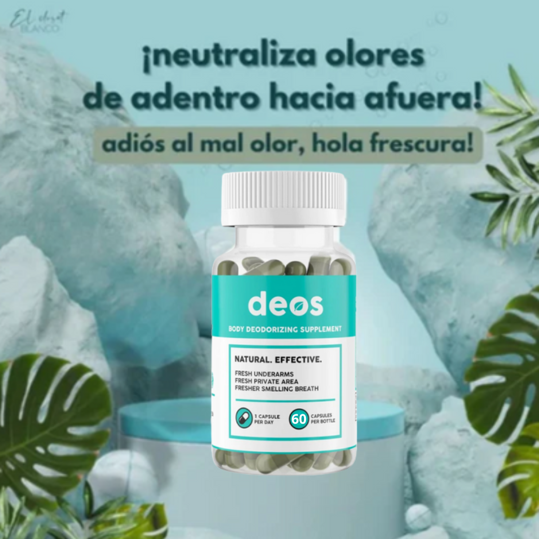 Deos - Desodorante Interno 60 Capsulas Recubiertas