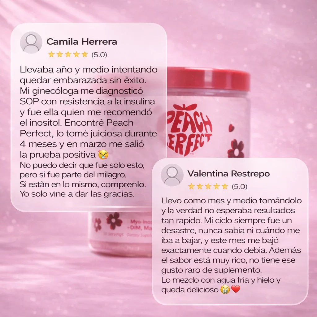 👉 Equilibrio Hormonal Natural – 120 capsulas Peach Perfect Inositol 🍑 | Ciclo Regular - Mas fertilidad y Más Energía