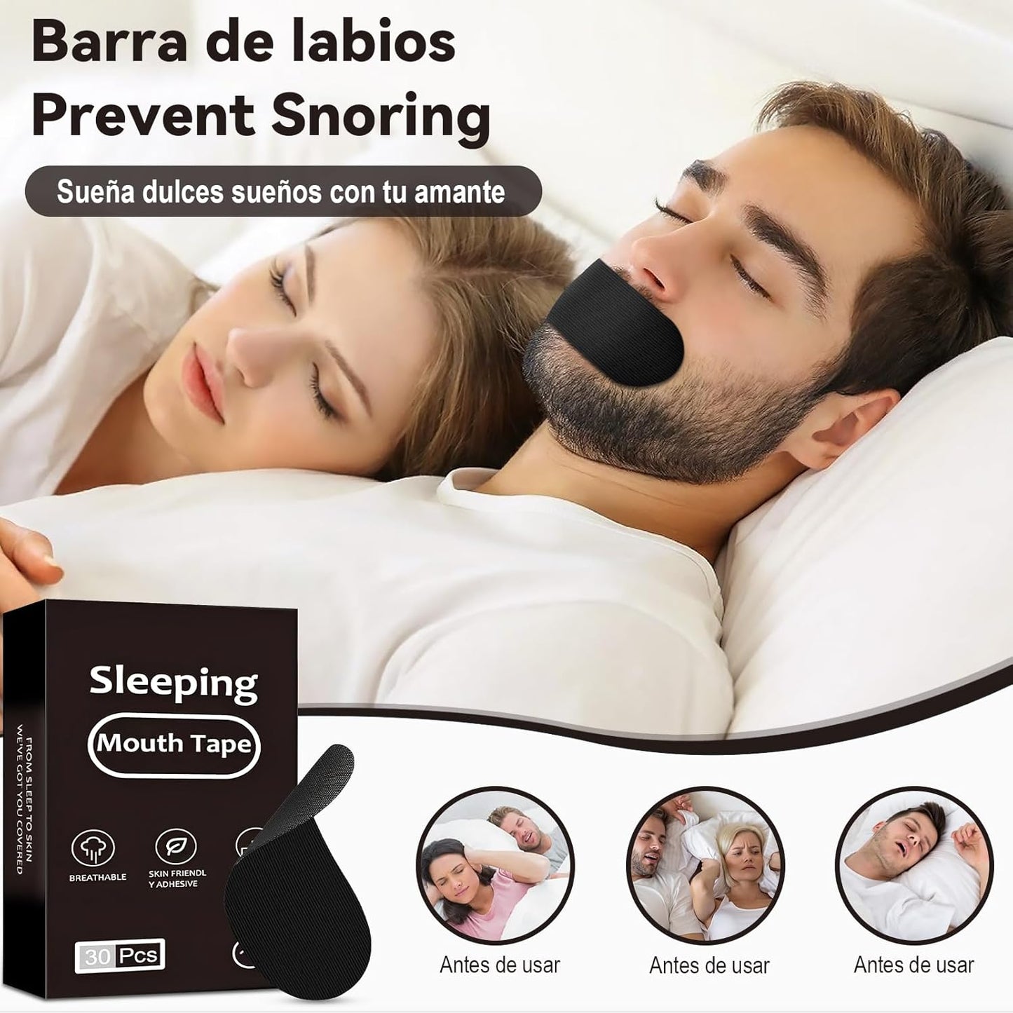 SilentSleep Pro X30™ Unidades – Duerme sin Roncar desde la Primera Noche 😴