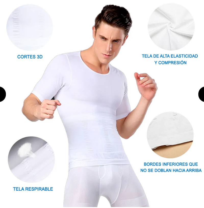 Bividì Faja Reductora Extra Compresión de Hombre