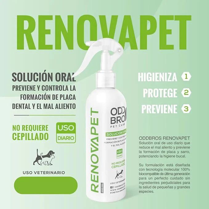RENOVAPET - Enjuague Bucal para Mascotas