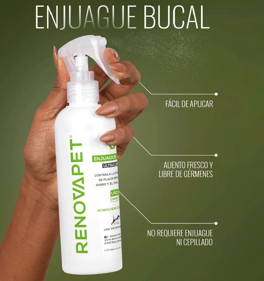 RENOVAPET - Enjuague Bucal para Mascotas