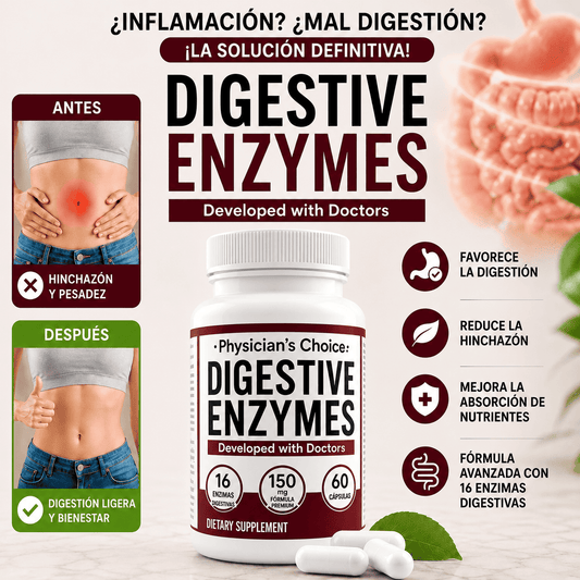 🌿 ENZIMAS DIGESTIVAS | 🔥 HOY: PAGA 1 Y LLÉVATE 2 | STOCK LIMITADO ⏰